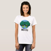 Bros-coli Funny Veggie Broccoli Pun T-shirt (Voorkant volledig)