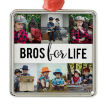 Bros for Life Brothers Foto Collage Typografie