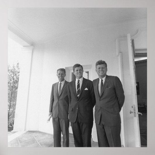 Bros, President John Kennedy, Robert en Ted Poster (Voorkant)