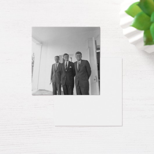 Bros, President John Kennedy, Robert en Ted Vierkante Visitekaartjes (Bureau)