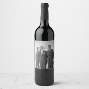 Bros, President John Kennedy, Robert en Ted Wijn Etiket