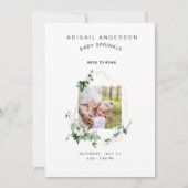 Bros to Bows Baby Sprinkl Invitation (Devant)