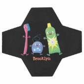 Brosse à dents mignonne dentifrice dentaire soie d (Plat)