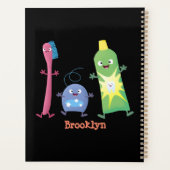 Brosse à dents mignonne dentifrice dentaire soie d (Dos)