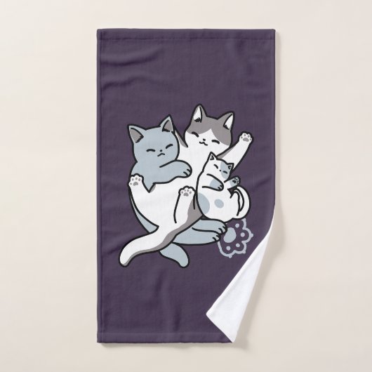 Brosse à lait - Chats à couchage mignon (Serviette à main)