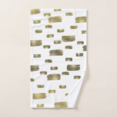 Brosse à peinture moderne or cuivre Bronze étincel (Serviette à main)