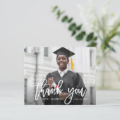 brosse blanche merci carte de remise des diplômes (Debout devant)