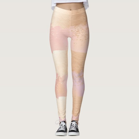 Brosse d'or coups Leggings (Devant)