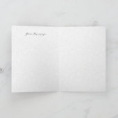 Brosse d'or Stroke carte de remerciements (Intérieur)