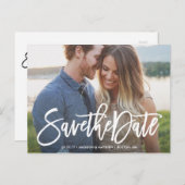 Brossé Enregistrer la carte postale Date (Devant / Derrière)