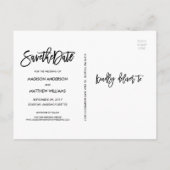 Brossé Enregistrer la carte postale Date (Dos)