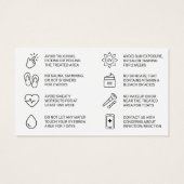 Brosse - Fiche d'instructions sur le soufflage de  (Dos)