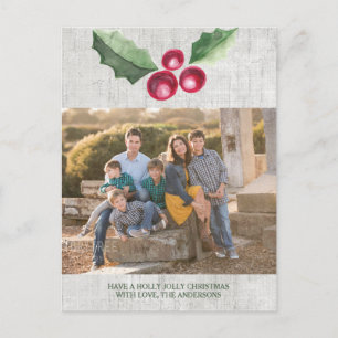 Brosse Holly et Berries - Carte postale
