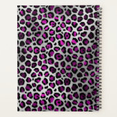 Brosse Leopard violet et argenté (Dos)