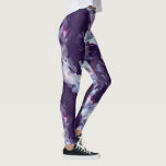 Brosse moderne bleu et violet Leggings<br><div class="desc">Notre collection "d'impression artistique" présente des touches de brosse modernes dans différentes couleurs riches de bordeaux,  violet,  bleu profond et blanc. Apportez votre artiste intérieur à la surface et aimez créer vos propres objets par une personnalisation facile. Consultez notre magasin pour plus d'articles correspondants de cette collection.</div>