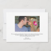 Brossé Moderne Enregistrer La Carte Date (Dos)