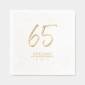 Brosse moderne Lettering 60e fête d'anniversaire (Recto)