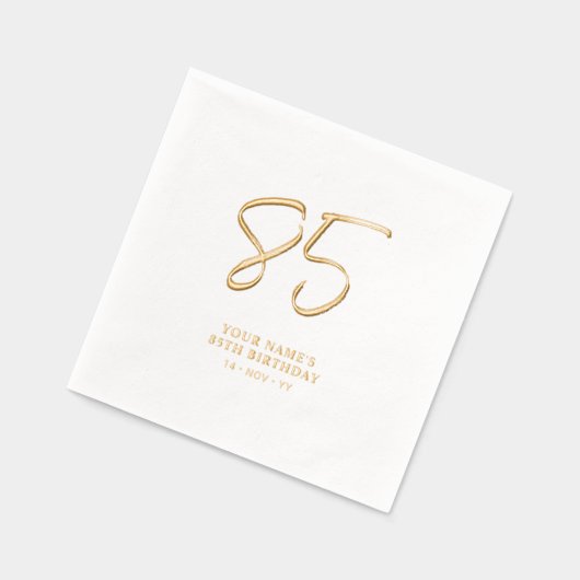 Brosse moderne Script 85e fête d'anniversaire (Gauche)