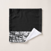 Brosse noire et blanche (Gant de toilette)