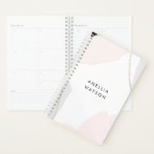 Brosse Pastel rose, noir et gris Aquarelle (Devant avec enveloppe)