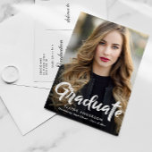 Brosse rustique lettrage invitation de graduation