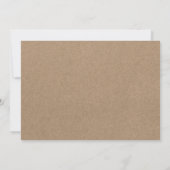 Brosse Script 3 Photo Sauvegarder Notre Date Carte (Dos)