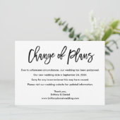 Brosse Script Changement de plan Nouvelle carte de (Debout devant)