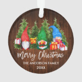 Brosse Script Noël Bois Aquarelle Gnomes (dos)