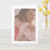 Brosse superposition Gigi carte de fête des mères (Fleur jaune)