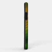 Brosse verte et jaune sur coque iphone (Dos/Droite)