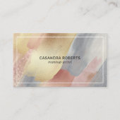 Brosses étincelantes composition 2 carte de visite (Devant)