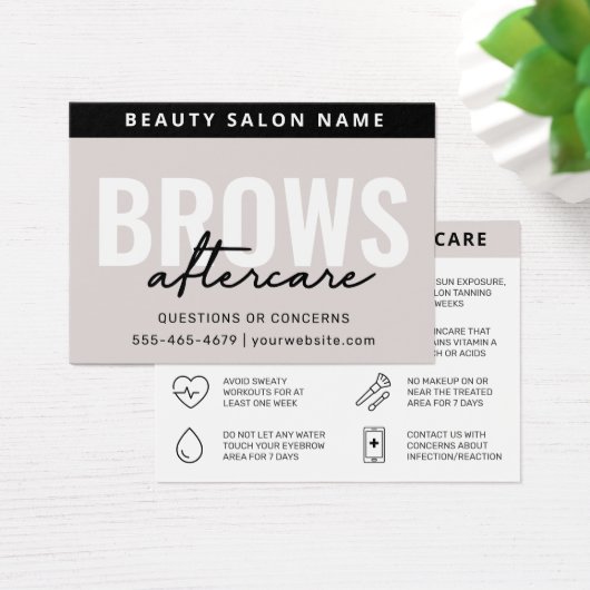 Brosses modernes - Fiche d'instructions sur le sou (Bureau)