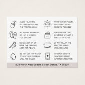 Brosses modernes - Fiche d'instructions sur le sou (Dos)