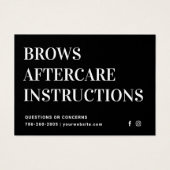 Brosses modernes - Fiche d'instructions sur le sou (Devant)