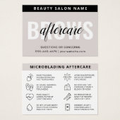 Brosses modernes - Fiche d'instructions sur le sou (Devant & derrière)