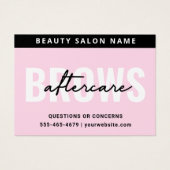 Brosses roses - Fiche d'instructions sur le souffl (Devant)