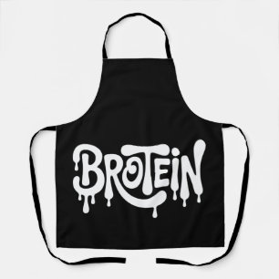 Brotein Eiwit Grappige Bro Gym LGBTQ Gay Pride Bon Schort