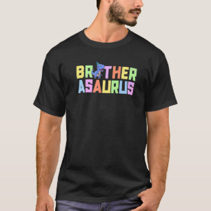 Brother Asaurus Dinosaur Birthday Party TRex Match T-shirt