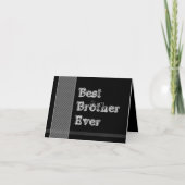 BROTHER be My Best Man - Black and Silver Checks (Voorkant)