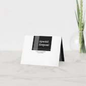 BROTHER be My Best Man - Black and Silver Checks (Achterkant)