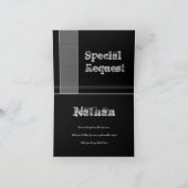 BROTHER be My Best Man - Black and Silver Checks (Binnen)