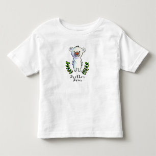 Brother Beer Ink en Waterverf Illustratie Kinder Shirts