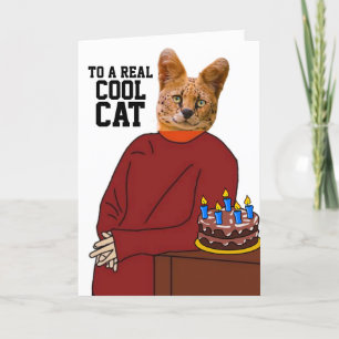 BROTHER BIRTHDAY CAT CARTES DE SALUT