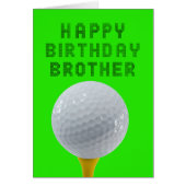 Brother Birthday Golf (Devant)