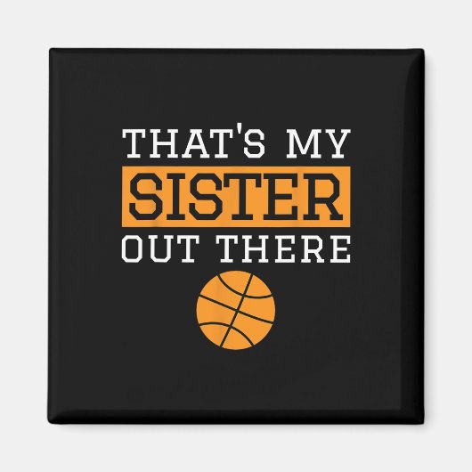 Brother Bysketbyll Gift Dat is mijn zus Bysketbyl Magneet (Voorkant)