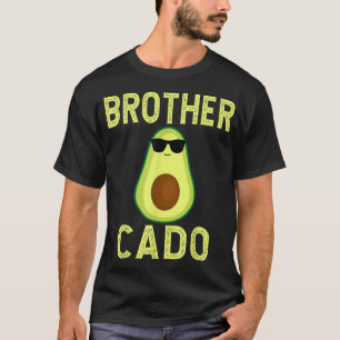 Brother Cado Funny Avocado Brother Siblings Mannen T-shirt