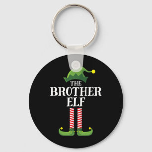Brother Elf Matching Family Group kerstparty Sleutelhanger