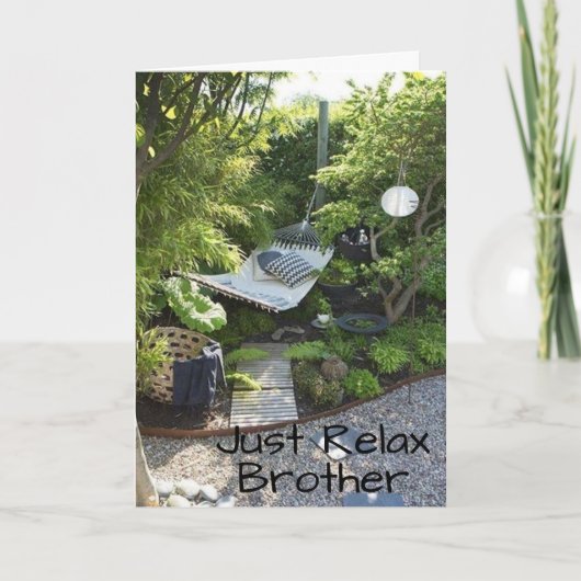 BROTHER EST SOUHAITÉ CARTE "HAPPY 50th BANTHDAY" (Devant)