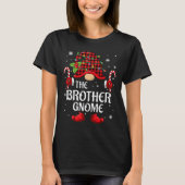 Brother Gnome Matching Christmas Pjs For Family T-shirt (Voorkant)