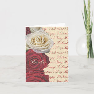 Brother Happy Valentine's Day Rozen Feestdagen Kaart
